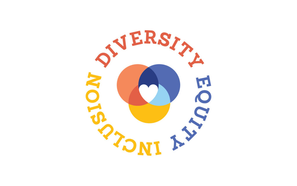 Inclusion, diversity, equity logo